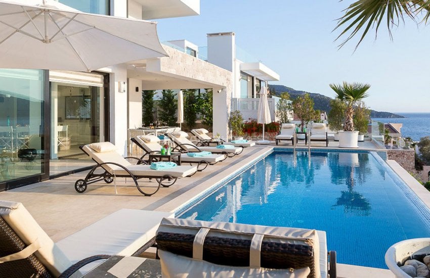 Furnished Kalkan Real Estate with Private Infinity Pool 5