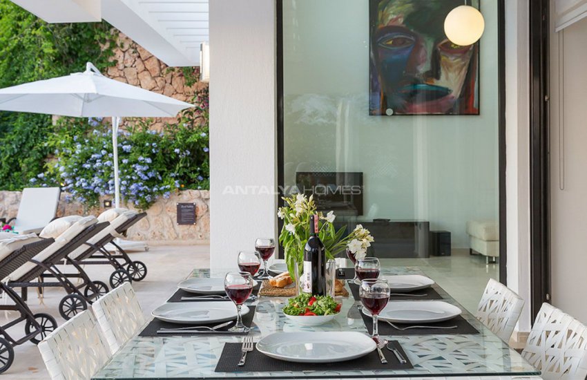 Furnished Kalkan Real Estate with Private Infinity Pool 9