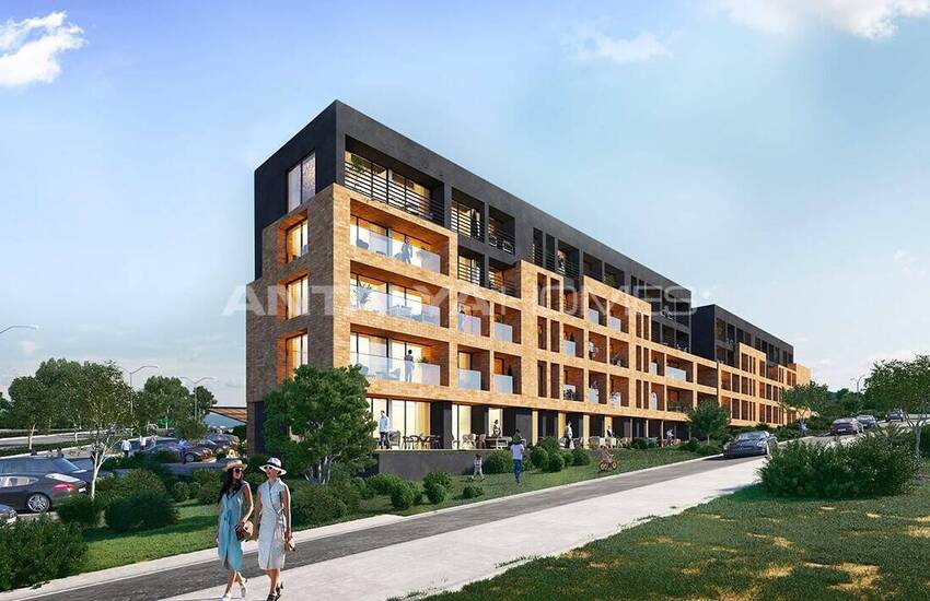 Brand-new Apartments with Horizontal Architecture in Golbasi 1