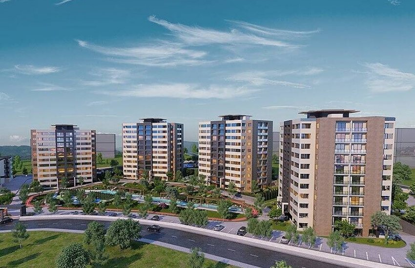 Lyxiga Nya Lägenheter I Ett Komplex Med Inomhuspool I Ankara