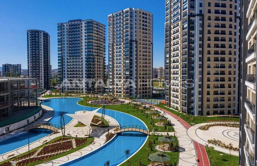 Lägenheter I Projektet Med Ett Köpcentrum I Eryaman Ankara