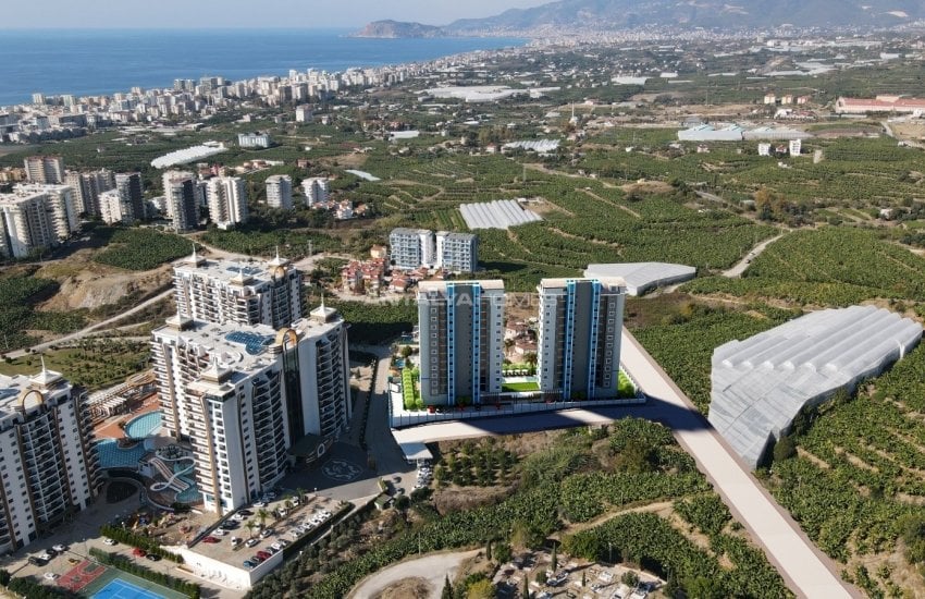 South-front Apartments in a Calm Area in Alanya Mahmutlar 2
