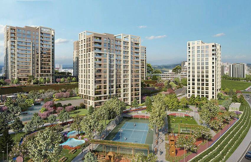 Flats for Sale in a Huge Complex Consisting of 3 Stages in Basaksehir