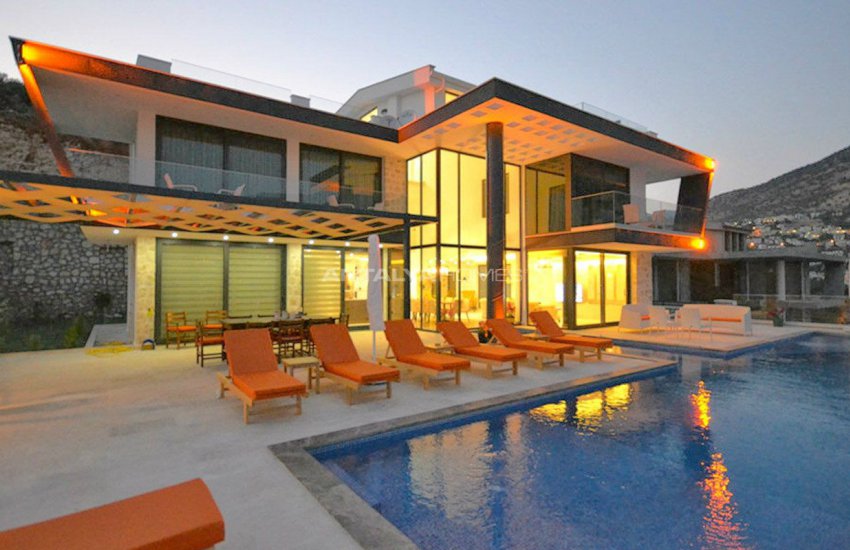 فيلا مطلة على البحر في كالكان مع الأثاث العصري 3