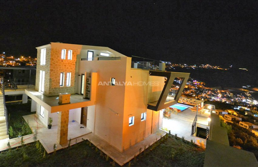 فيلا مطلة على البحر في كالكان مع الأثاث العصري 5