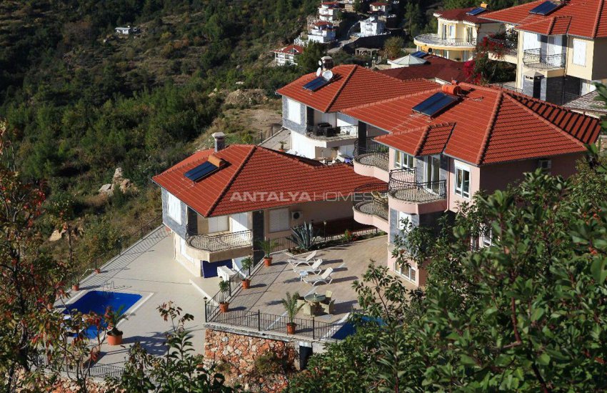 Furnished Villa in Alanya Bektas with Fabulous Sea View