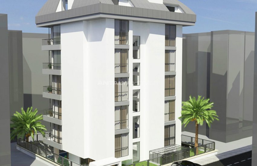 Neue Wohnungen Im Alanya Zentrum 150 M Vom Strand Entfernt 5