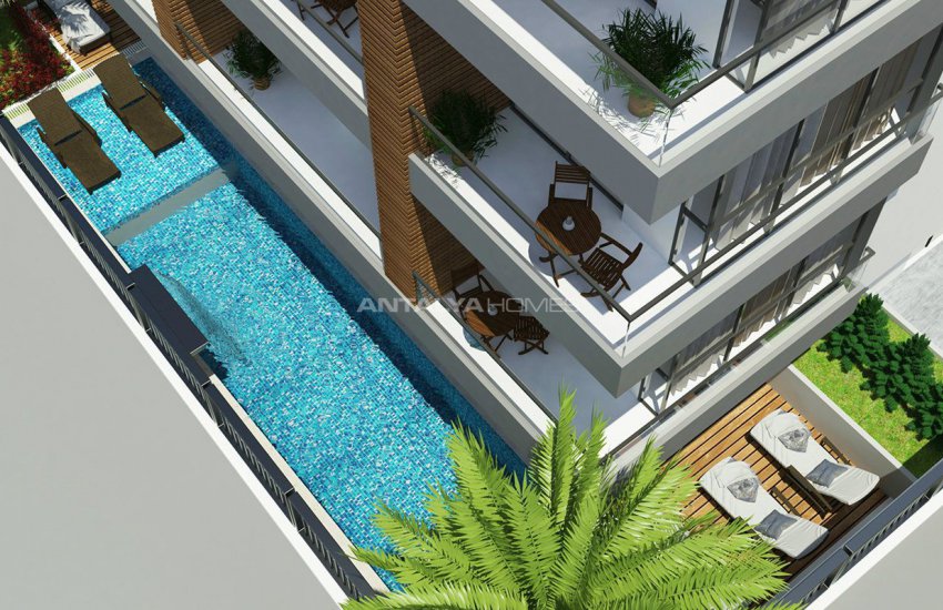 Neue Wohnungen Im Alanya Zentrum 150 M Vom Strand Entfernt 8