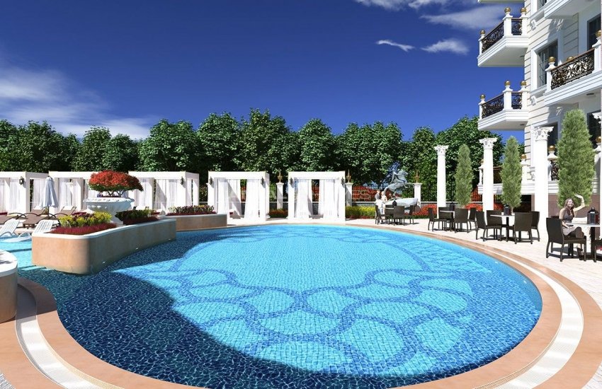 Mahmutlar'da Denize Sıfır Satılık Modern Daireler 9