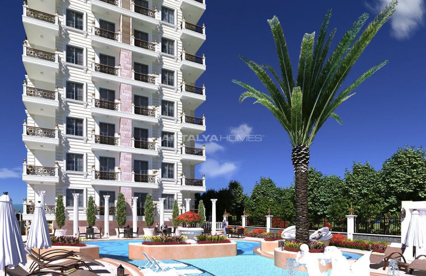 Mahmutlar'da Denize Sıfır Satılık Modern Daireler 16