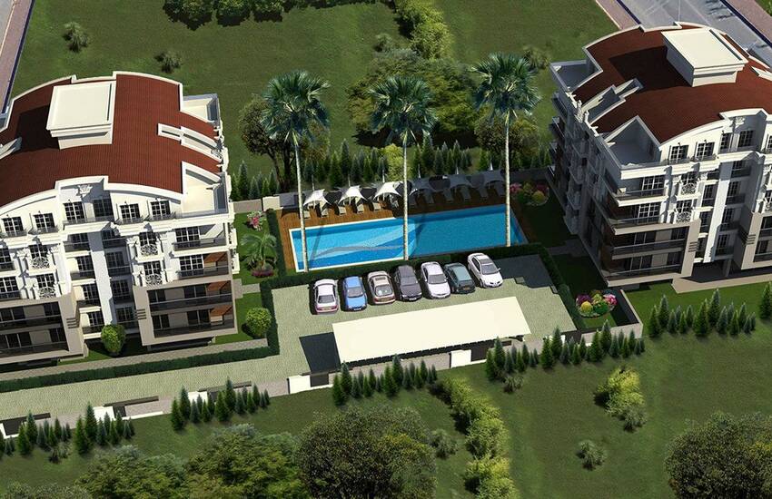 Lyxiga Och Kvalitets Designade Lägenheter I Konyaalti Antalya