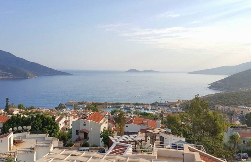 Panoramic Sea View Houses with Private Pool in Kalkan 1