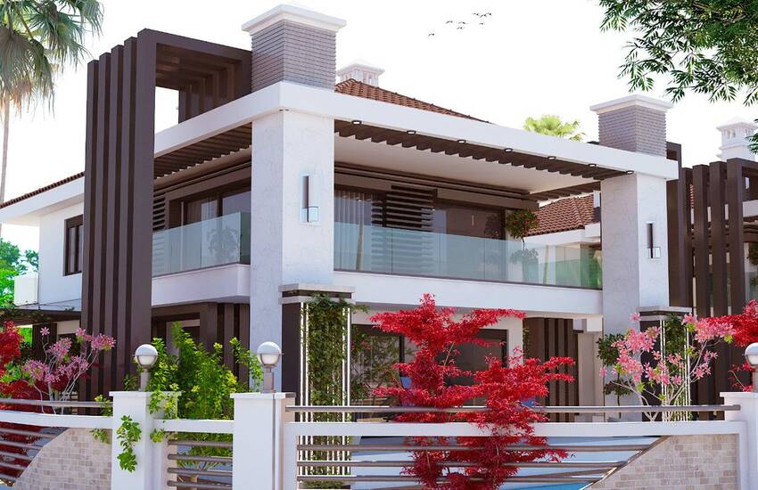 Kemer Göynük’te Havuzlu Site İçinde Müstakil Villalar
