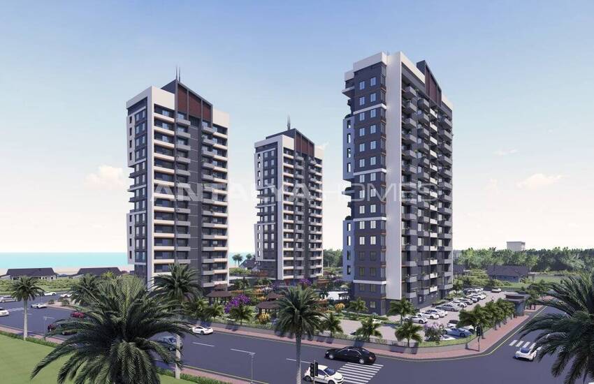 Flats in a Housing Project with On-site Facilities in Mersin