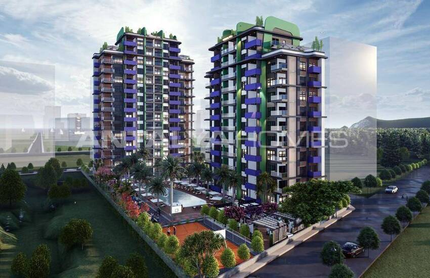 شقق بغرفتي نوم مع أنشطة اجتماعية مناسبة للاستثمار في ميزتلي 1