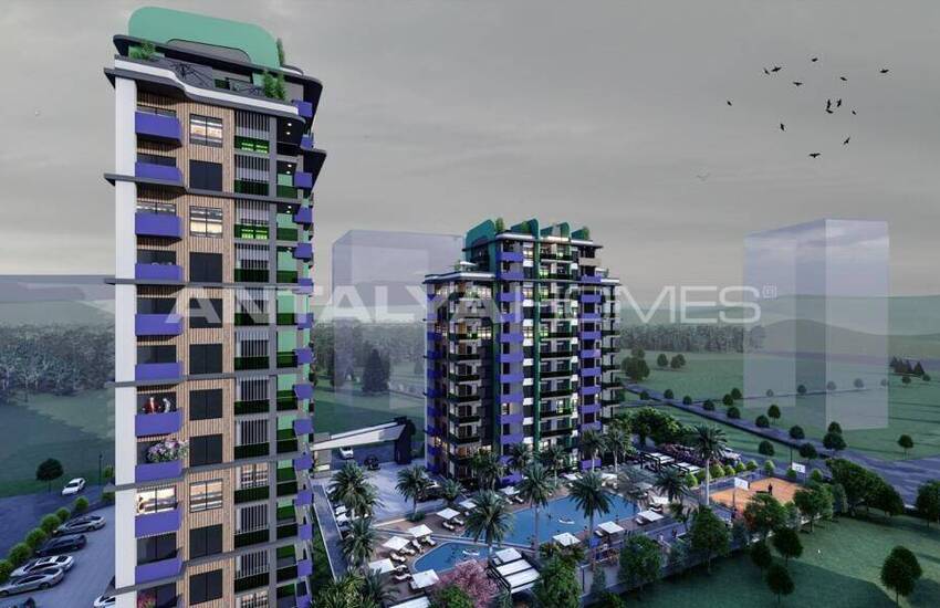 شقق بغرفتي نوم مع أنشطة اجتماعية مناسبة للاستثمار في ميزتلي 2