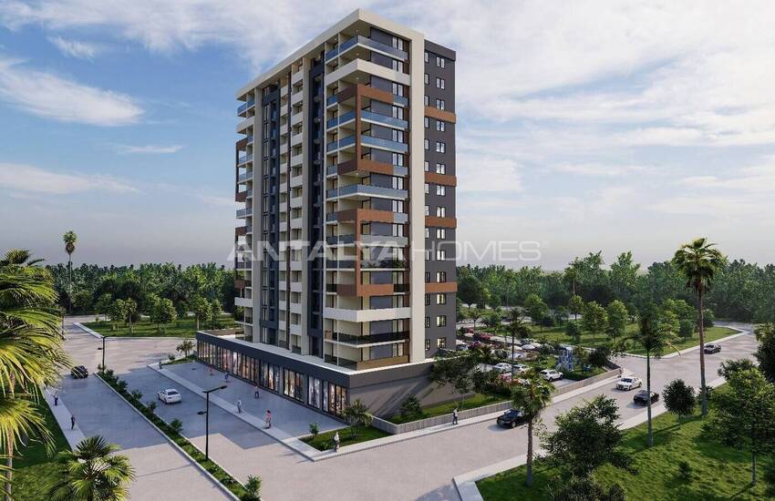 Lägenheter Med Havsutsikt I Ett Komplex Med Pool I Mersin, Tece 2