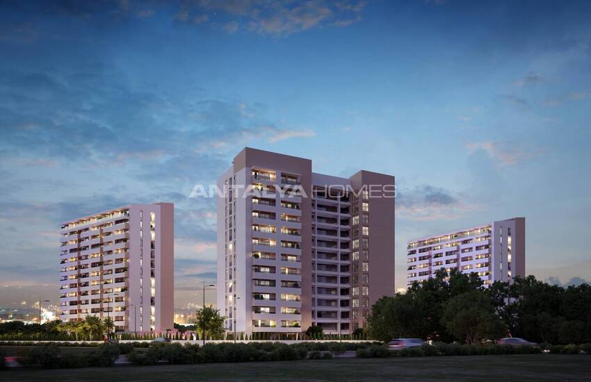 Sea and City View Apartments for Sale in Mersin Mezitli 9