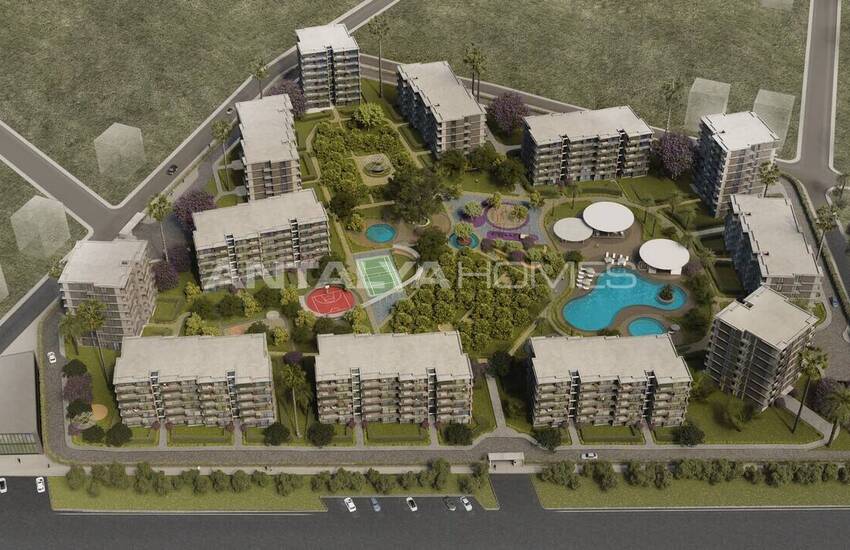 Mersin Mezitli'de Zengin Olanaklı Sitede Satılık 3+1 Daireler 8