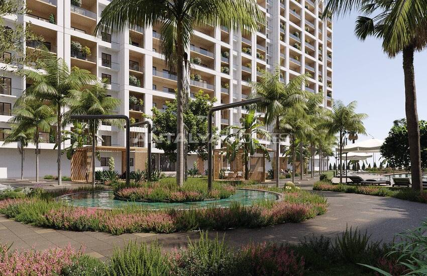 Apartments with Rich Facilities within Complex in Mersin Erdemli