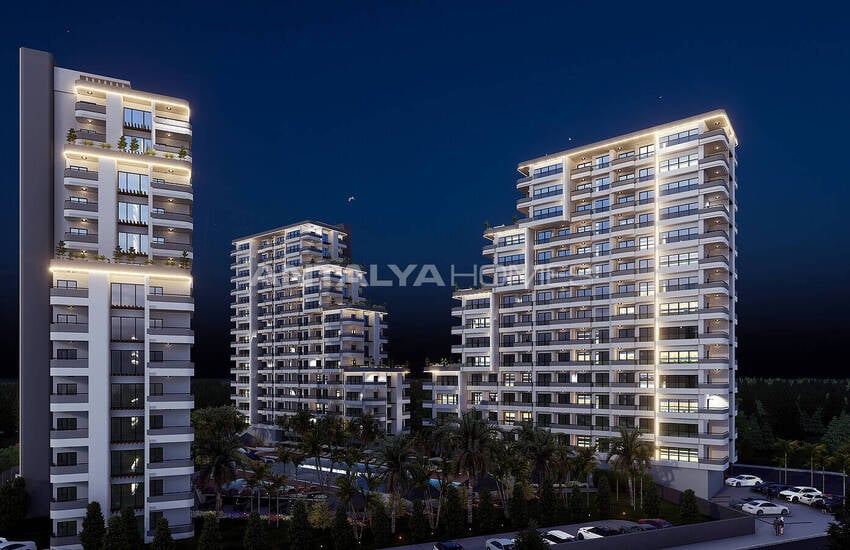 Квартиры в Комплексе с Аквапарком в Тедже, Мерсин 2