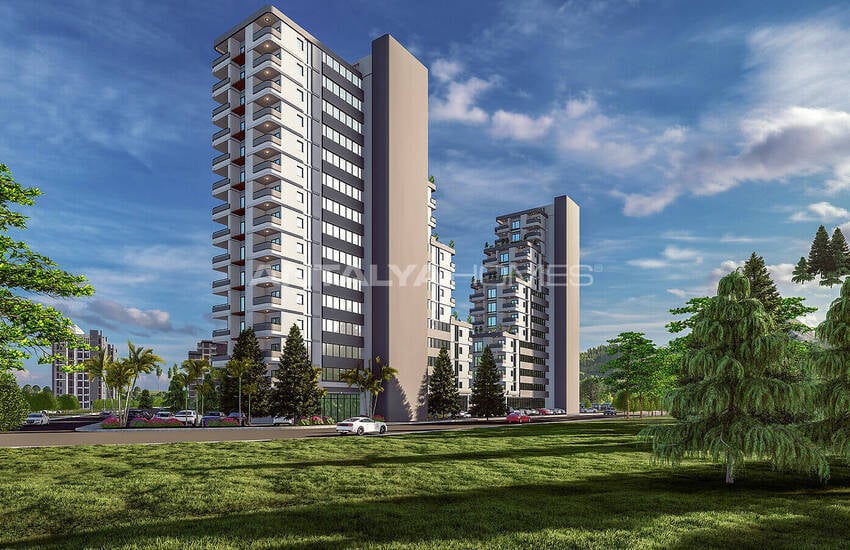 Квартиры в Комплексе с Аквапарком в Тедже, Мерсин 3