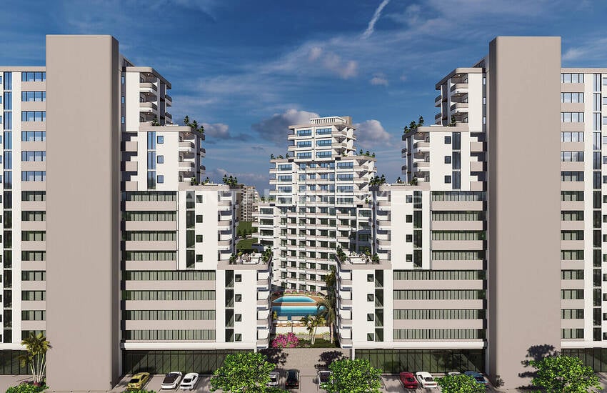 Квартиры в Комплексе с Аквапарком в Тедже, Мерсин 4