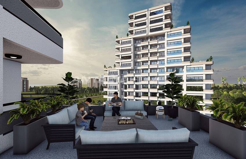 Квартиры в Комплексе с Аквапарком в Тедже, Мерсин 8