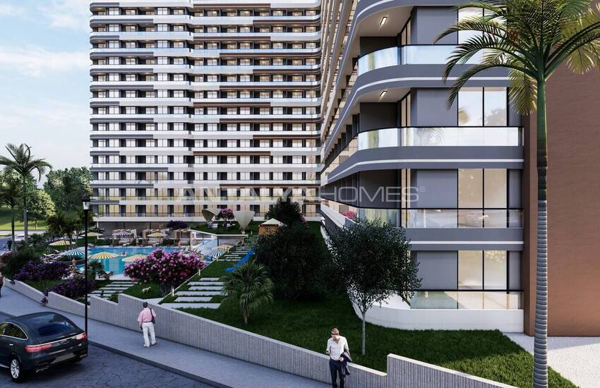 Квартиры с Видом на Природу Рядом с Морем в Мерсине, Эрдемли 3