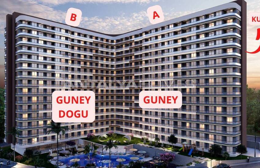 Квартиры с Видом на Природу Рядом с Морем в Мерсине, Эрдемли 5