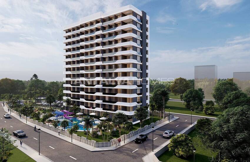 Flats in a Richly Featured Project in Mersin Kargipinari