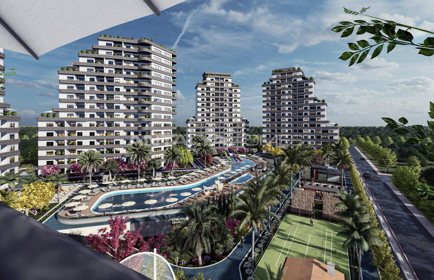 Квартиры в Мерсине, Мезитли, с Видом на Море и Город 2