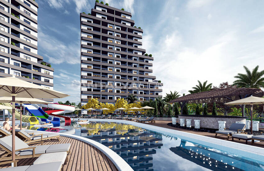 Квартиры в Мерсине, Мезитли, с Видом на Море и Город 7