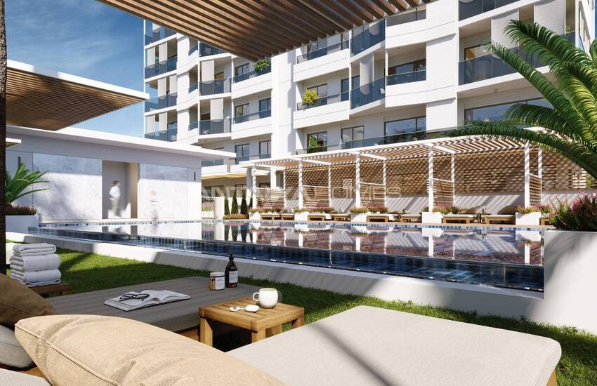 Mersin Mezitli'de Plaja Yürüme Mesafesinde Daireler 14