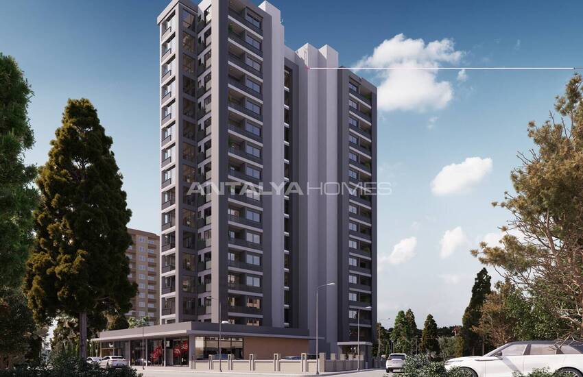 Appartements Près Des Transports Publics À Mersin Mezitli 3