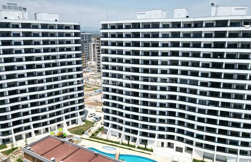 Квартира в Мерсине, Арпачбахшиш, в 300 м от Пляжа 4