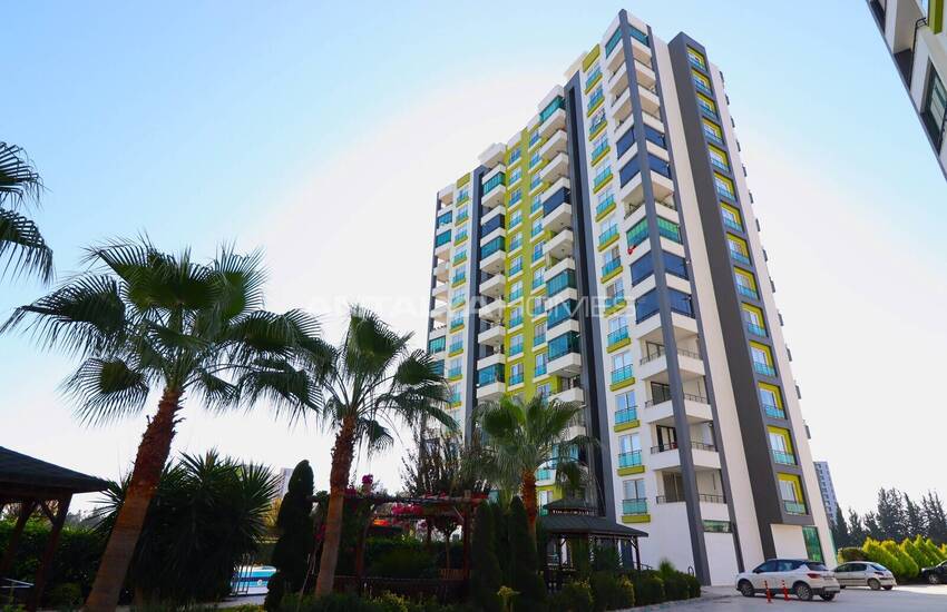 Tece'de Plaja Yürüme Mesafesinde Ebeveyn Banyolu Daireler 7