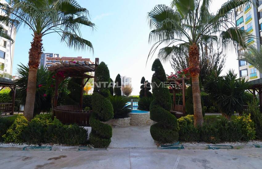 Tece'de Plaja Yürüme Mesafesinde Ebeveyn Banyolu Daireler 13