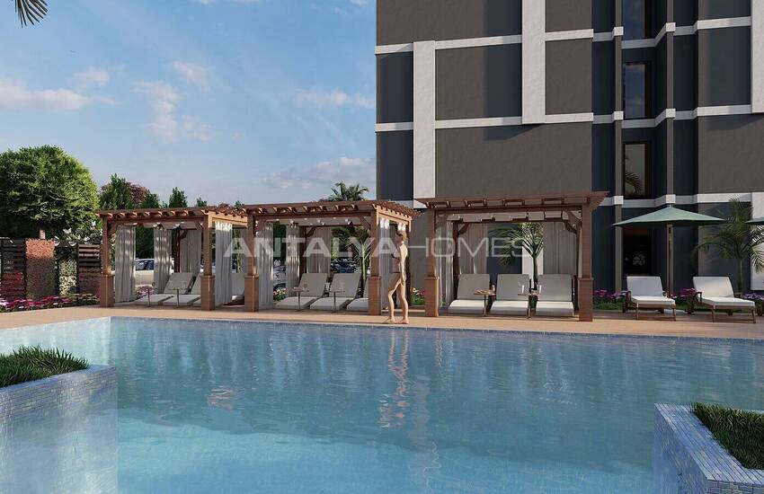 Studio-wohnungen Mit Innen- Und Außenschwimmbad In Mersin 16