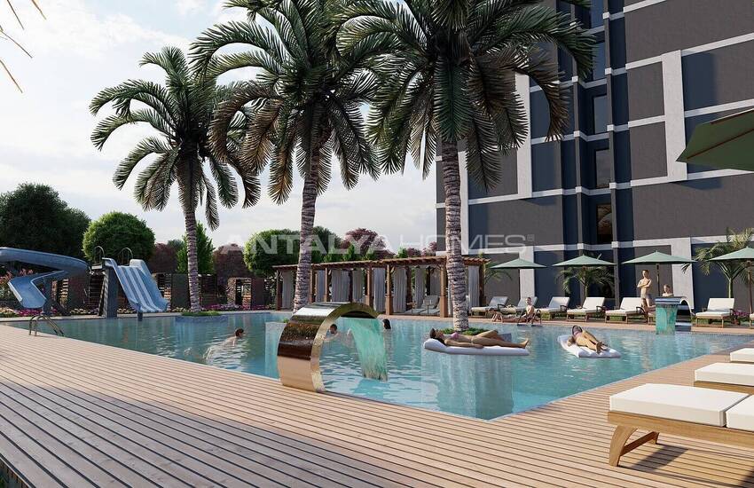 Studio-wohnungen Mit Innen- Und Außenschwimmbad In Mersin 19