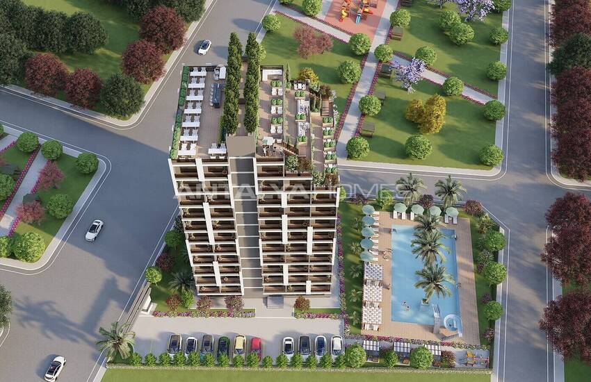 Studio-wohnungen Mit Innen- Und Außenschwimmbad In Mersin 4