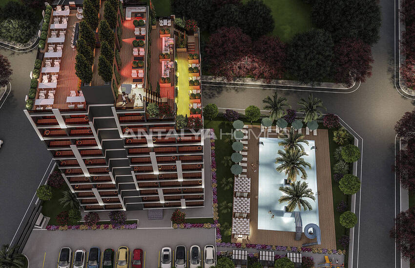 Studio-wohnungen Mit Innen- Und Außenschwimmbad In Mersin 1