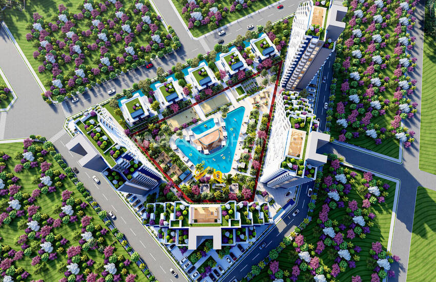 Appartementen In Een Project In Mersin Op Een Steenworp Afstand Van De Zee 13