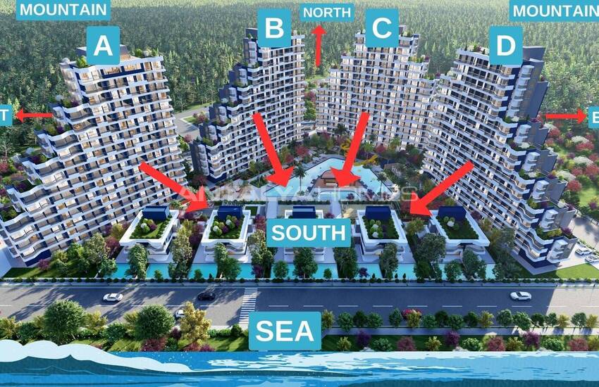 Appartementen In Een Project In Mersin Op Een Steenworp Afstand Van De Zee 14