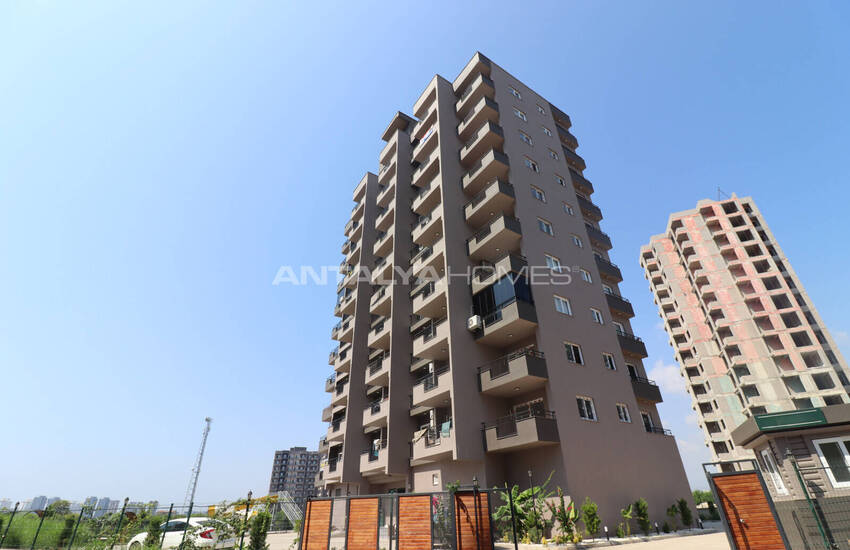 Lägenheter Med Delvis Skymd Havsutsikt I Mersin Erdemli 4