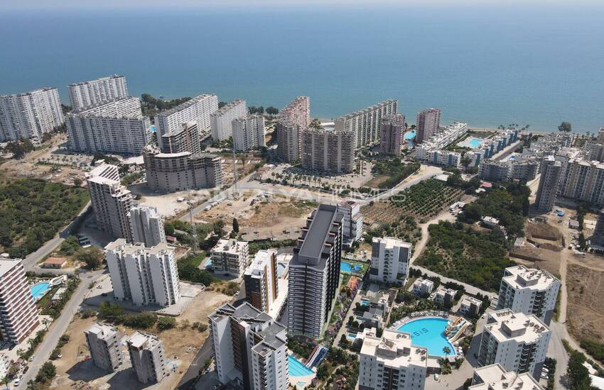 Havsutsikt Lägenheter I Komplex Med Bekvämligheter I Mersin Erdemli 8