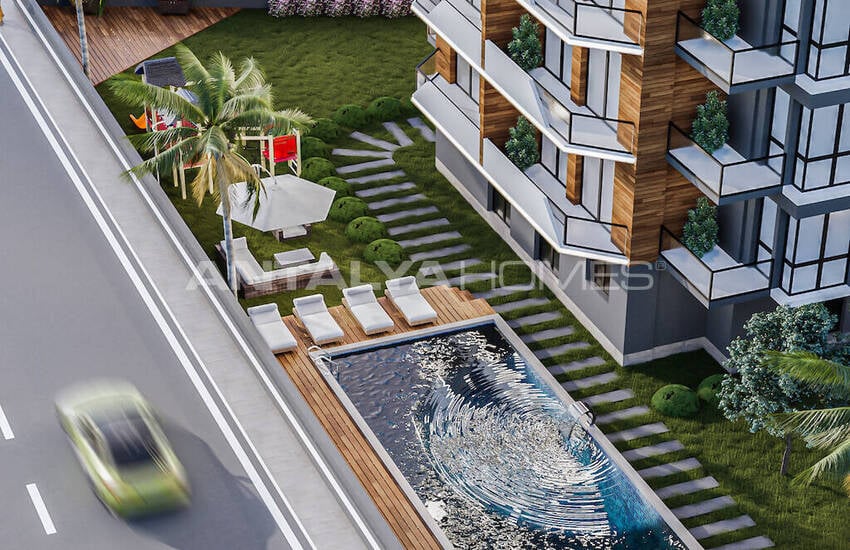 Appartements Vue Mer Dans Un Complexe Avec Piscine À Mersin Erdemli 7