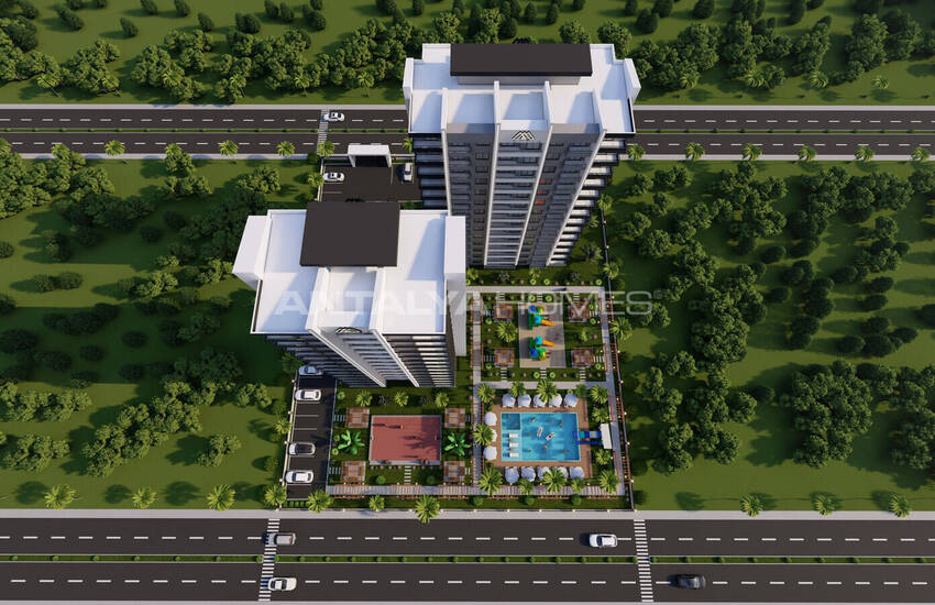 Mersin'de Sosyal Olanaklara Sahip Sitede Uygun Fiyatlı Daireler 8