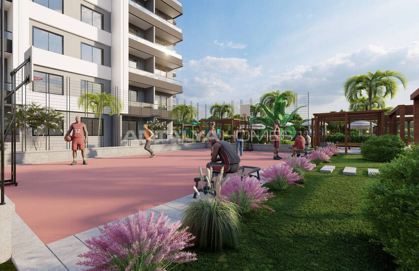 Mersin'de Sosyal Olanaklara Sahip Sitede Uygun Fiyatlı Daireler 14