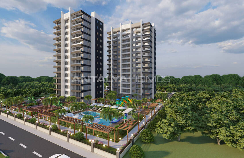Mersin'de Sosyal Olanaklara Sahip Sitede Uygun Fiyatlı Daireler 7